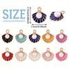 6/12/18pcs Alloy Shell Enamel Pendant Ocean Summer Ocean Theme Color Shell Pendant DIY Summer Beach Anklet Bracelet Earrings