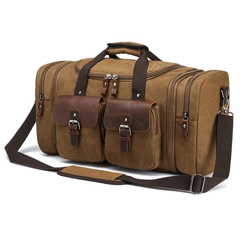 

Дорожная сумка Роскошная холщовая мужская и женская дорожная сумка для ручной клади Дорожная сумка на плечо Выходная дорожная сумка