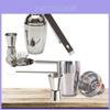 Luxurious Stainless Steel Cocktail Shaker Set With Wine Filter And Ice Tongs 550ml