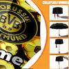 Custom Name Personalized Borussia Dortmund Print Umbrella, Auto Open Close, 8‑Rib Sturdy Frame, Commute Camping Hiking Use, Birthday Gift