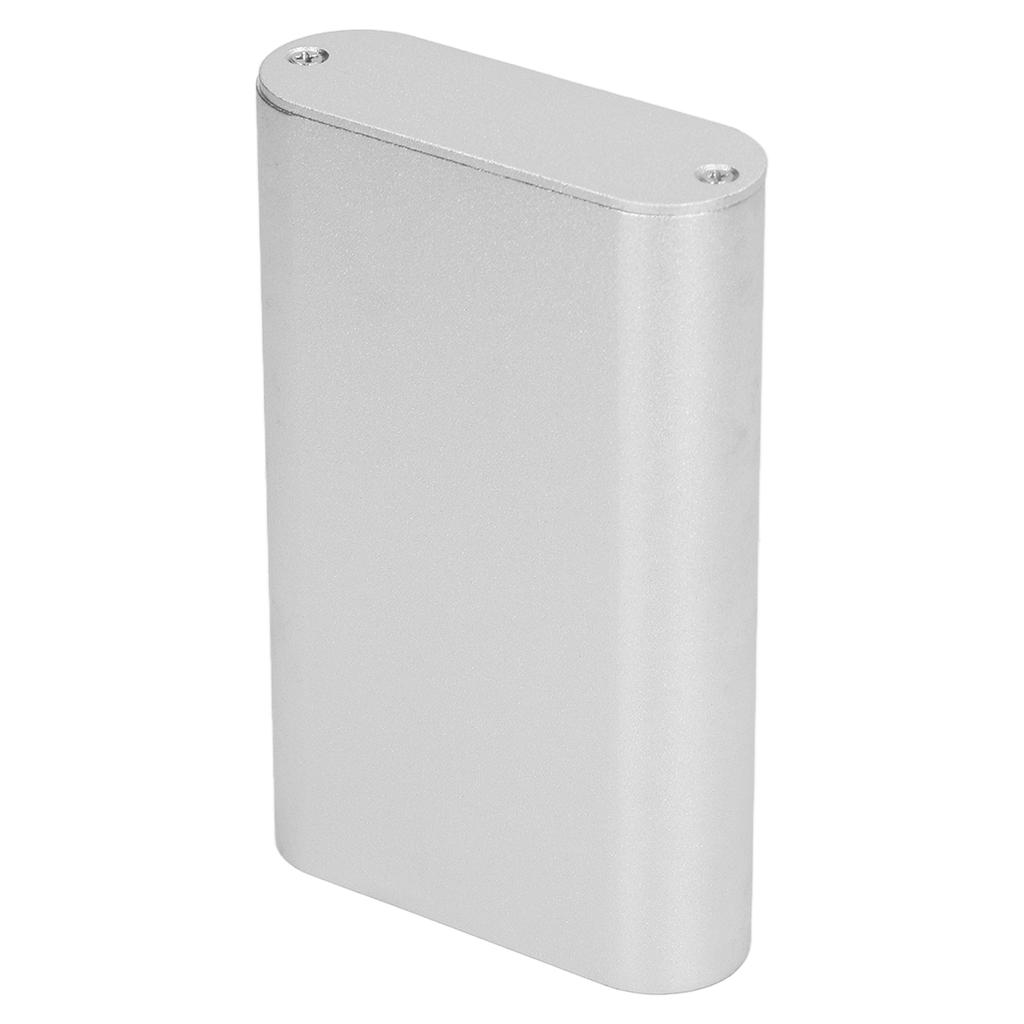 Cutie electronica din aluminiu Carcasa proiect din aluminiu argintiu mat pentru placa de circuit 24x70x110mm