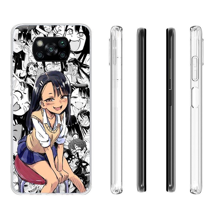 Nagatoro San Anime Aesthetic Case Phone Cover for Xiaomi Redmi Note 10 9 9S 8 8T 7 5 Pro Mi 12T 11T 10T 9T 12 11 Lite A3 A2 Tren