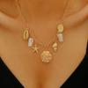 Set Collana e Bracciale Estivo Bohemien con Stella Marina, Conchiglia e Perle