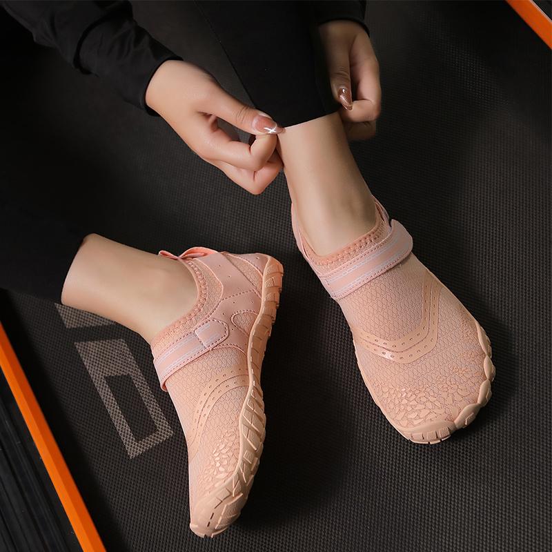 Indoor fitness shoes ******** rope shoes Mute treadmill shoes Gym training Yoga five-finger sneakers
