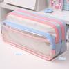 Large Capacity Pencil Case Itabag Cosmetic Bag Ita Bag Pouch Solid Color Storage Bag Stationery Storage Bag