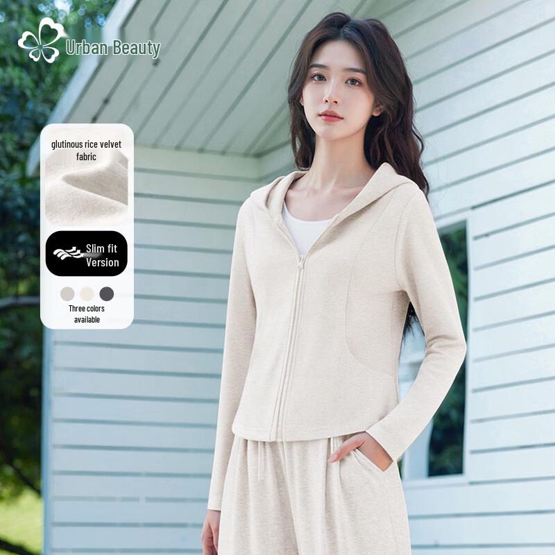 Women's Short Hooded Casual Sweatshirt