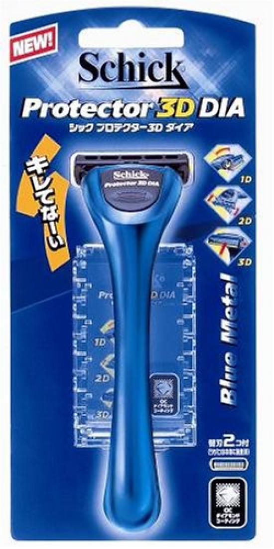 

Schick Protector 3D Diamond Blue Metal Holder