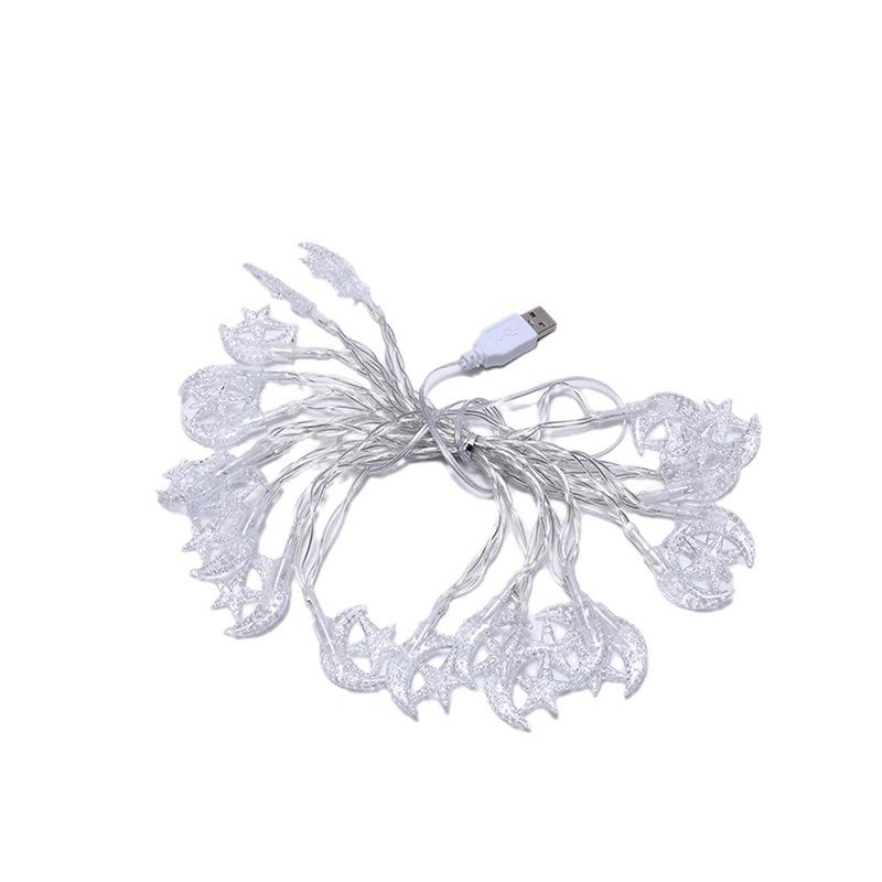 Colorful Star & Moon LED String Lights for Festival Decoration