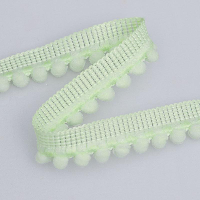 Kolorowe Nierozciągliwe Kuleczki Wełniane Taśma Koronkowa Kule do Kąpieli Ręcznie Robione DIY Akcesoria do Włosów Odzież Tekstylia Domowe Akcesoria Dekoracyjne Dekoracja Domu