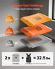 Curved Weight Vest Plates, 6.6 Kg Pairs, Premium Steel Tactical Weighted Plates for Vest, Ergonomic Design, for Strength Endurance Training, Running,