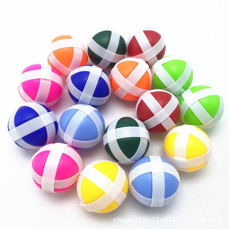 3.4cm Velcro Sticky Ball Throwing Dartboard Set - Nylon Hook Toy
