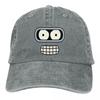 Vintage Benders Face Baseball Caps Unisex Style Distressed Denim Headwear Outdoor Running Golf Hats Cap