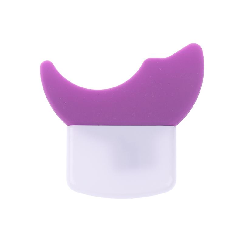 Mascara Shield Applicator Multifunctional Silicone Brush Lash Stopper Eyeliner Applicator Eye Makeup Tool For Eyelashes Baffle фиолетовый