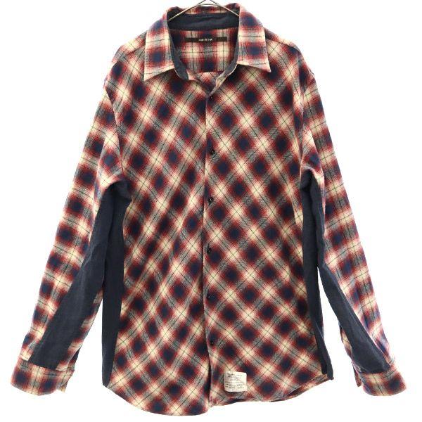 

шалфей де крет Клетчатая рубашка с длинным рукавом из фланели XL Мужская Б/У