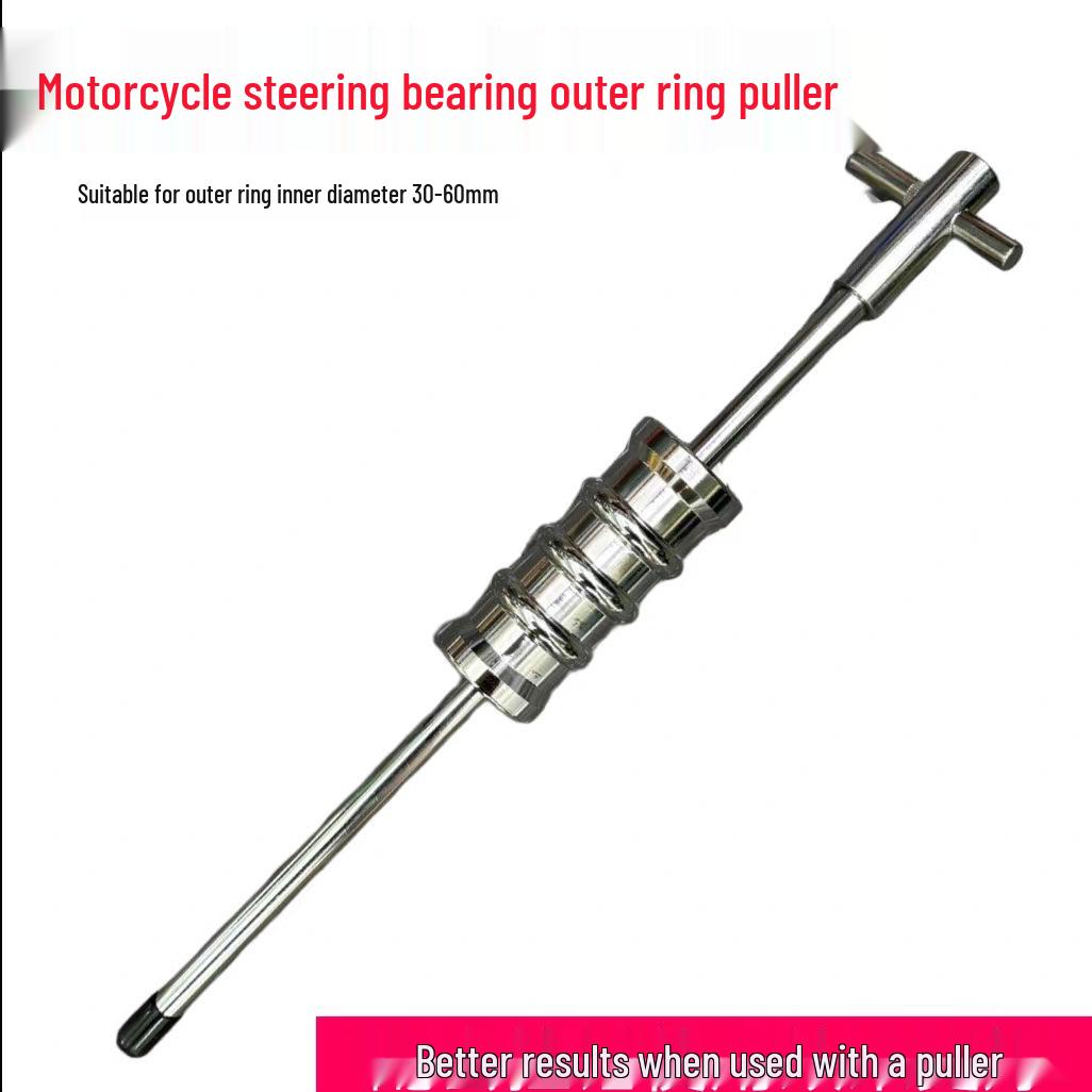 Motorcycle Bearing & Faucet Removal Tool: Steering Column, Ring Puller, Slide Hammer