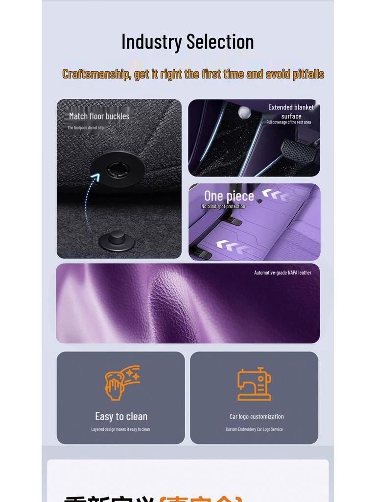 Leapmotor B01 New Car Floor Mats & Bumper 2026 Carpet