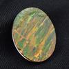 Lab-Created Opal Loose Gemstone 9.60 Ct Multi-Color Oval Cut Boulder October Birthday Birthstone