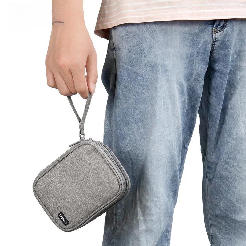 Elektronische Aufbewahrungstasche Mobiles Festplattenpaket Geschäftsreise Tragbarer USB-Datenkabel-Organizer Headset-Ladegerät Schutzhülle