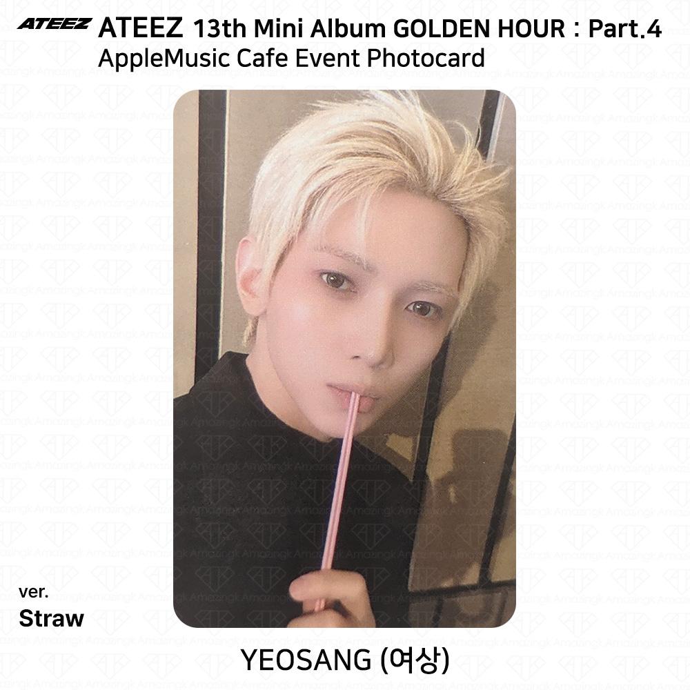 ATEEZ 13th Mini Album Golden Hour Part.4 AppleMusic Cafe Event Photocard