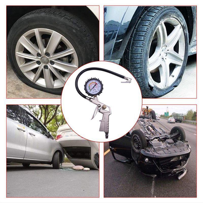 QM-Tire Repair Tools Inflator Pumps For Car Motorcycle SUV Pressure Type For Air Compressor