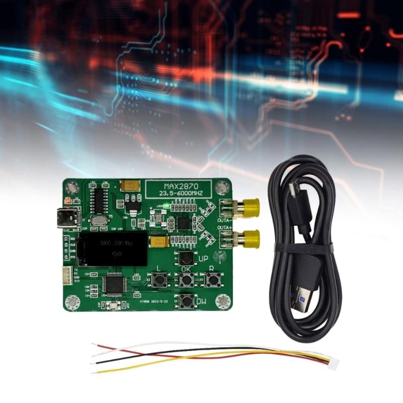 MAX2870 STM32 23.5-6000MHz Signal Source Module USB 5V Powered Frequency and Modes Accessory
