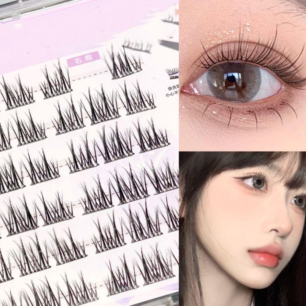 

Makeup Self-adhesive Lash Clusters Extension Glue Free False Lashes Fake Eyelashes Grafting Lashes Sunflower