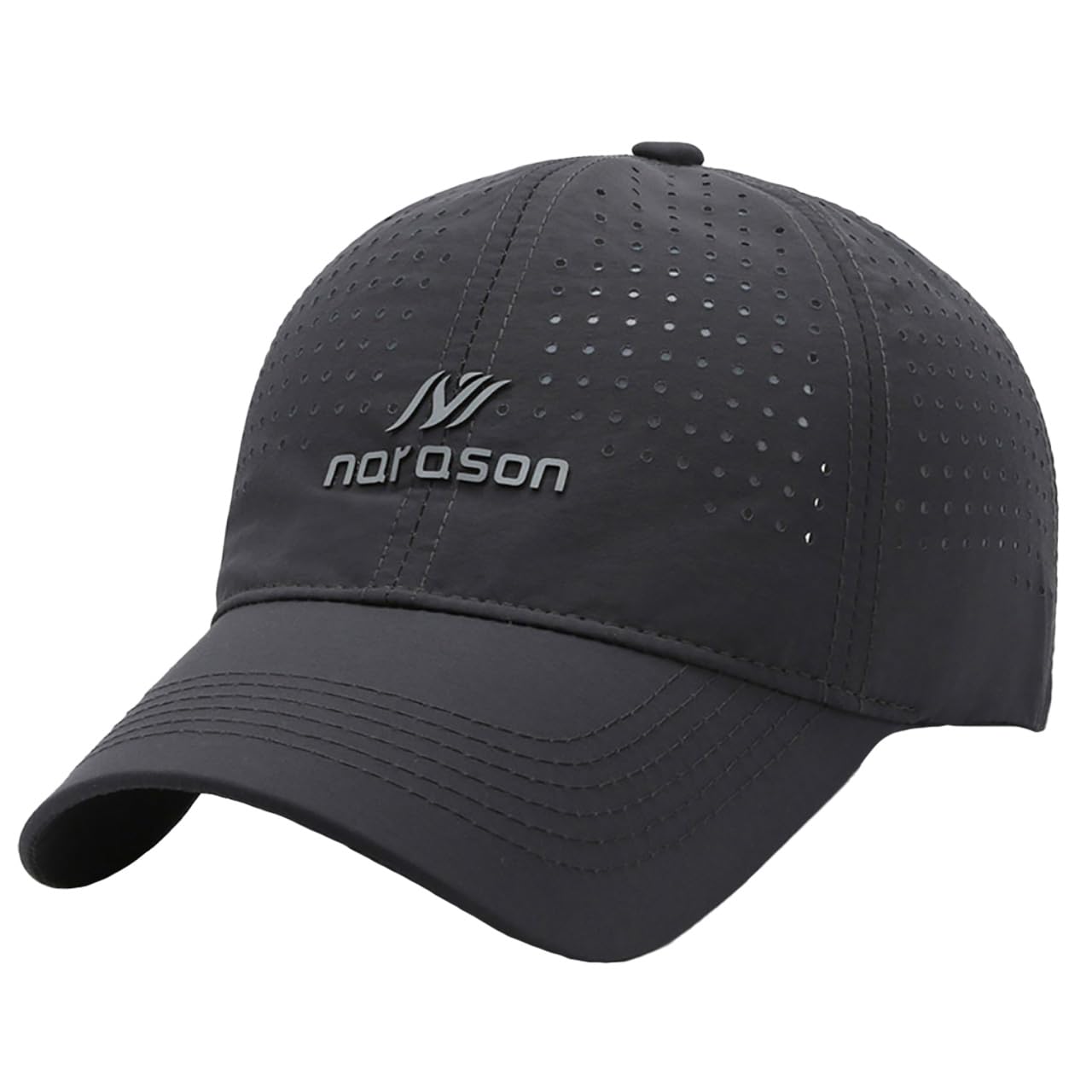 

Белый Клык Сетчатый Козырек Легкий и Стильный и Простой Дизайн для Упражнений и на Каждый День CZA178 Мужская Кепка, Дышащая, Носить, (Темно-серый)