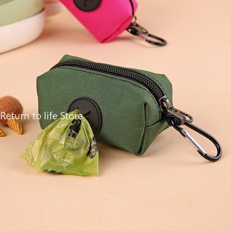 1Pcs Portable Dog Poop Bag Dispenser Hangingable Dog Poop Bag Holder Poo Bags Dispenser for Dogs Walking Garbage Bags Dispensers