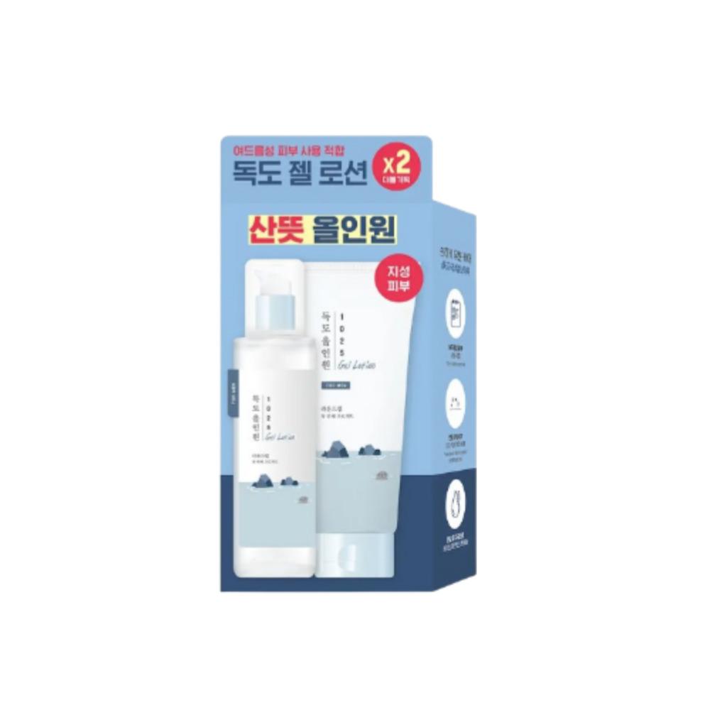 

ROUND LAB For Men 1025 Dokdo All-In-One Gel Lotion Hydrating & Skin Balancing Care 200ml + 200ml