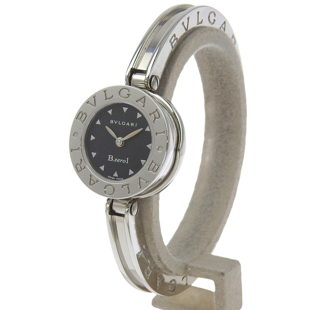 Bvlgari Bzero1 Watches BZ22S Be Zero One blackDial Stainless Steel Quartz Analog Display Women Used