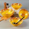 Melamine Ramen Bowl: Porcelain-Like, Large Mala Tang Soup & Noodles Bowl for Wontons & Luosifen