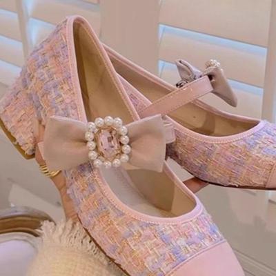 Anti-slip Shoes - New Style, Niche Single Shoe, Women's Thick Heel High Heels