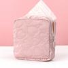 Minimalist Multi-Function Storage Bag, Multi-Function Sanitary Napkin Storage Bag, Small Square Bag, Japanese Sweet Corduroy Square Cosmetic Wash Bag