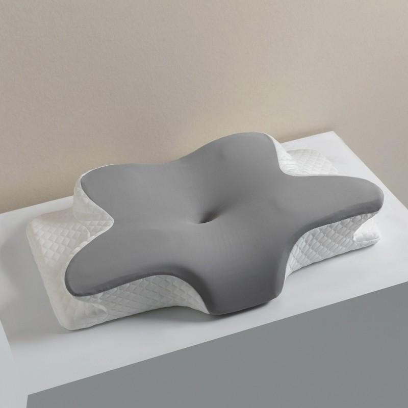 Memory Foam Contour Pillow Neck Support Sleep Relief Ergonomic Butterfly Shape Soft Slow Rebound Single Use