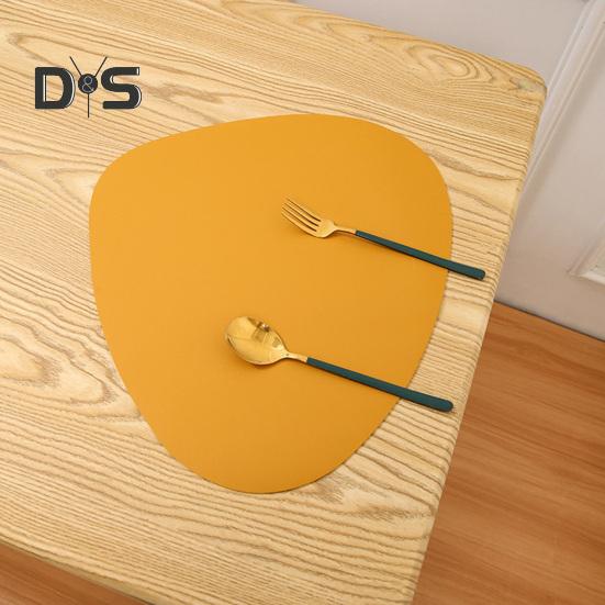 Kolorowa podkładka zachodnia, owalna, odporna na ciepło, łatwa w czyszczeniu, kuchenna podkładka ochronna na stół w jadalni