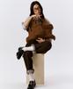 Pleatsmama Big Bow Bag Camel