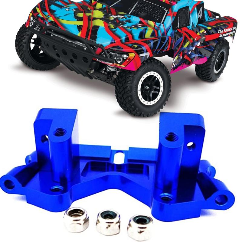 Alloy Front Suspension Arm Mount Bulkhead Replacement for Rc Hobby Model Car For 1/10