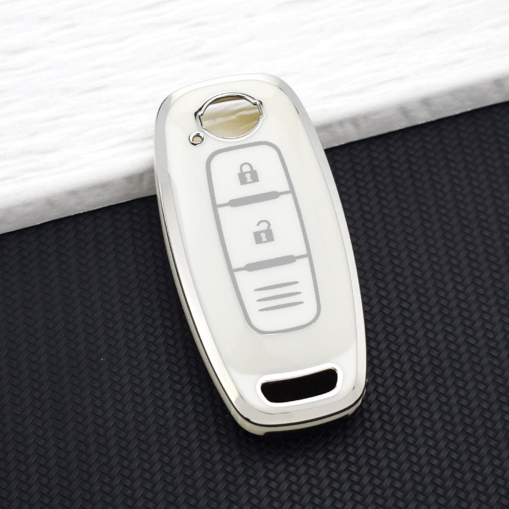 Custodia Protettiva Premium in TPU per Chiave a Telecomando a 3 Pulsanti per Nissan Altima X-trail T33 Kicks Qashqai J12 Ariya Juke Teana Portachiavi