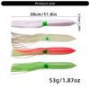 10Pcs Soft Lure Squid Skirts 8cm Artificial Baits Lures Saltwater Trolling Lure Artificial Baits Fishing Accessories