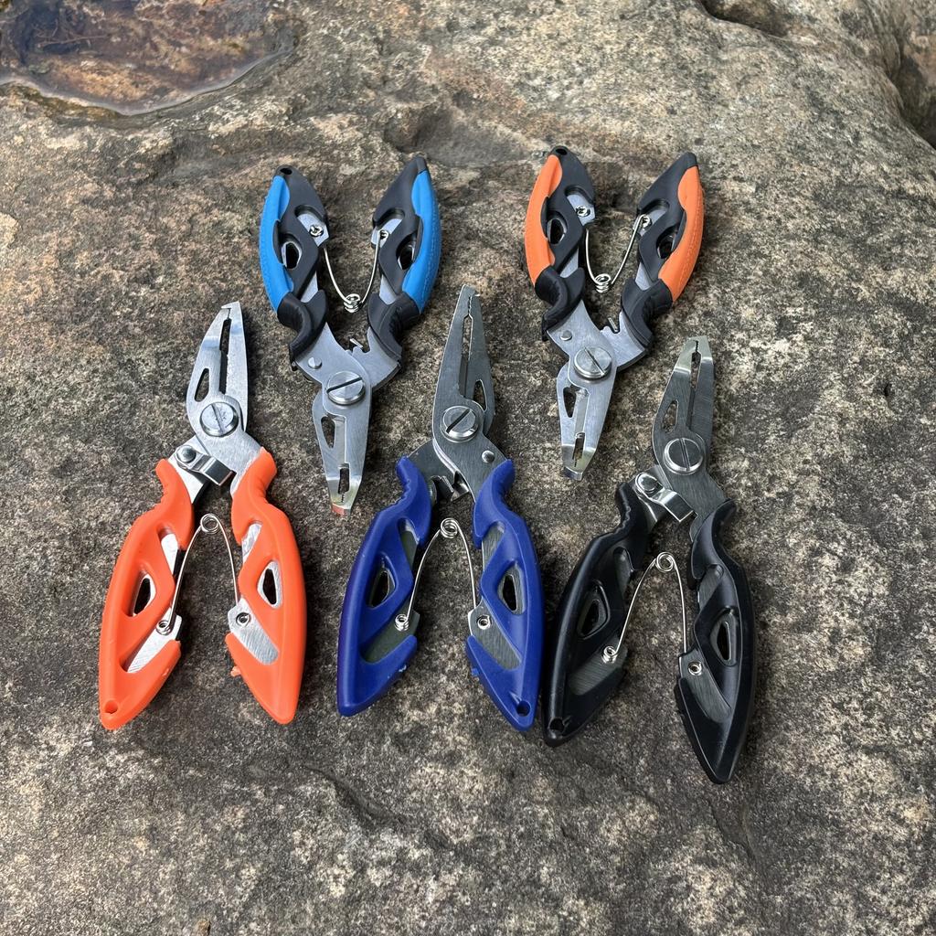 Fishing Pliers Fishing Plier Scissor Multifunction Braid Line Lure Cutter Anti Slip Fishing Hook Remover Fishing Tackle Tool