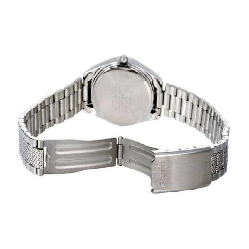 Casio STANDARD Series Retro Pointer Series Steel Band Watch Quartz Movement Stainless Steel Strap Japanese and Korean Watch Women's Watch LTP-1274D-1A