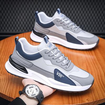 Popular Men's Shoes 2025 Autumn and Winter Casual Sports Shoes Korean Version Trend Breathable Non-slip Lightweight Soft-soled Running Shoes