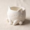 Ornaments Cat Shaped Flower Pot Lovely Mini Flowerpot Creative Succulent Flower Pot  Table