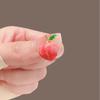 Cute Mini Peach Brooch Version Fashionable Fruit Brooch Creative Personality Jewelry Accessories Sweet Gift