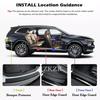 For Honda Breeze -2025 Car Threshold Bumper Strip Stickers Trunk Panel Guards Protector Trim Anti-scratch Exterior Parts