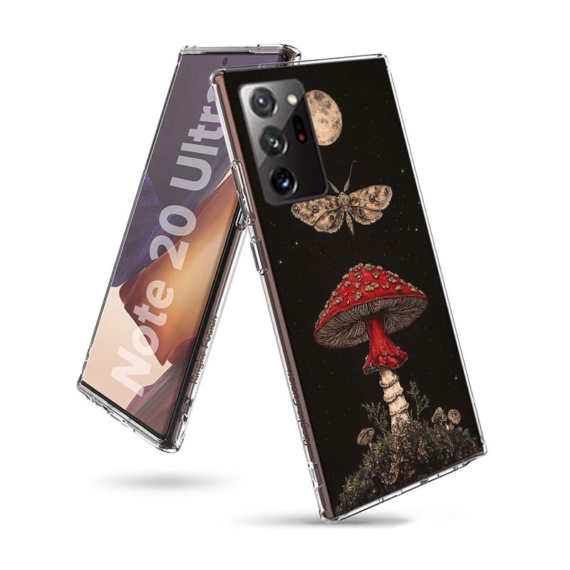 Colorful Mushroom Phone Case for Samsung A55 A35 A25 A15 A07 A05S A16 A17 A26 A36 A37 A56 A57 Galaxy Note 20 10 A50S A71 A51 A31