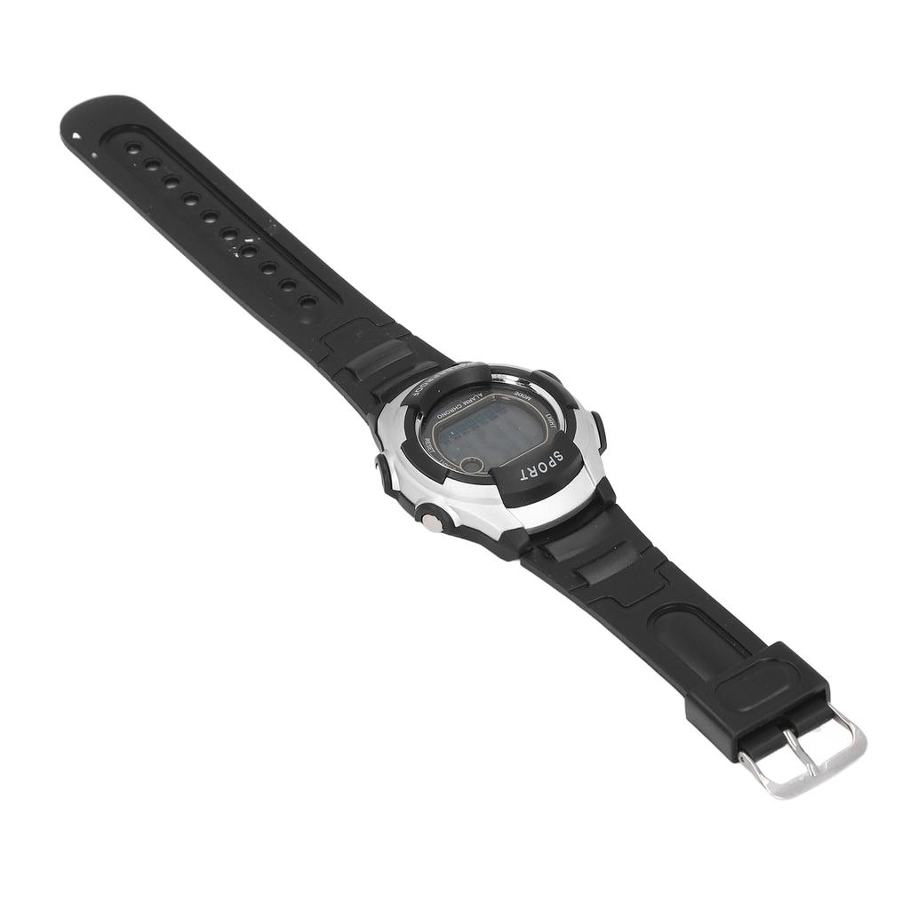 Sport Multifunktional 0M Wasserdicht Vintage Unisex LED Leuchtend Stoppuhr Wecker 12 Grad 24 Stunden Digitale Armbanduhr zum Laufen Klettern