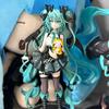New Anime Little Devil Hatsune Miku Handmade Little Raccoon Chuyin Dark Angel Handmade PVC Model Animation Peripheral Ornaments