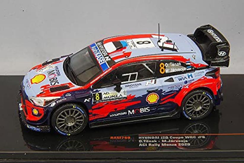 IXO Hyundai i20 Coupe WRC 2020 ACI Monza Rally 2. Platz Jarveoja 1/43 #8 O. Tanak/M.