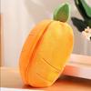 25cm Cosplay Strawberry Carrot Rabbit Plush Toy Stuffed Creative Bag Fruit Transform Baby Cuddly Bunny Plushie Doll For Kid into Fluffy Huggable